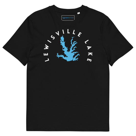 Lewisville Lake Texas Freshwater WB Unisex organic cotton t-shirt