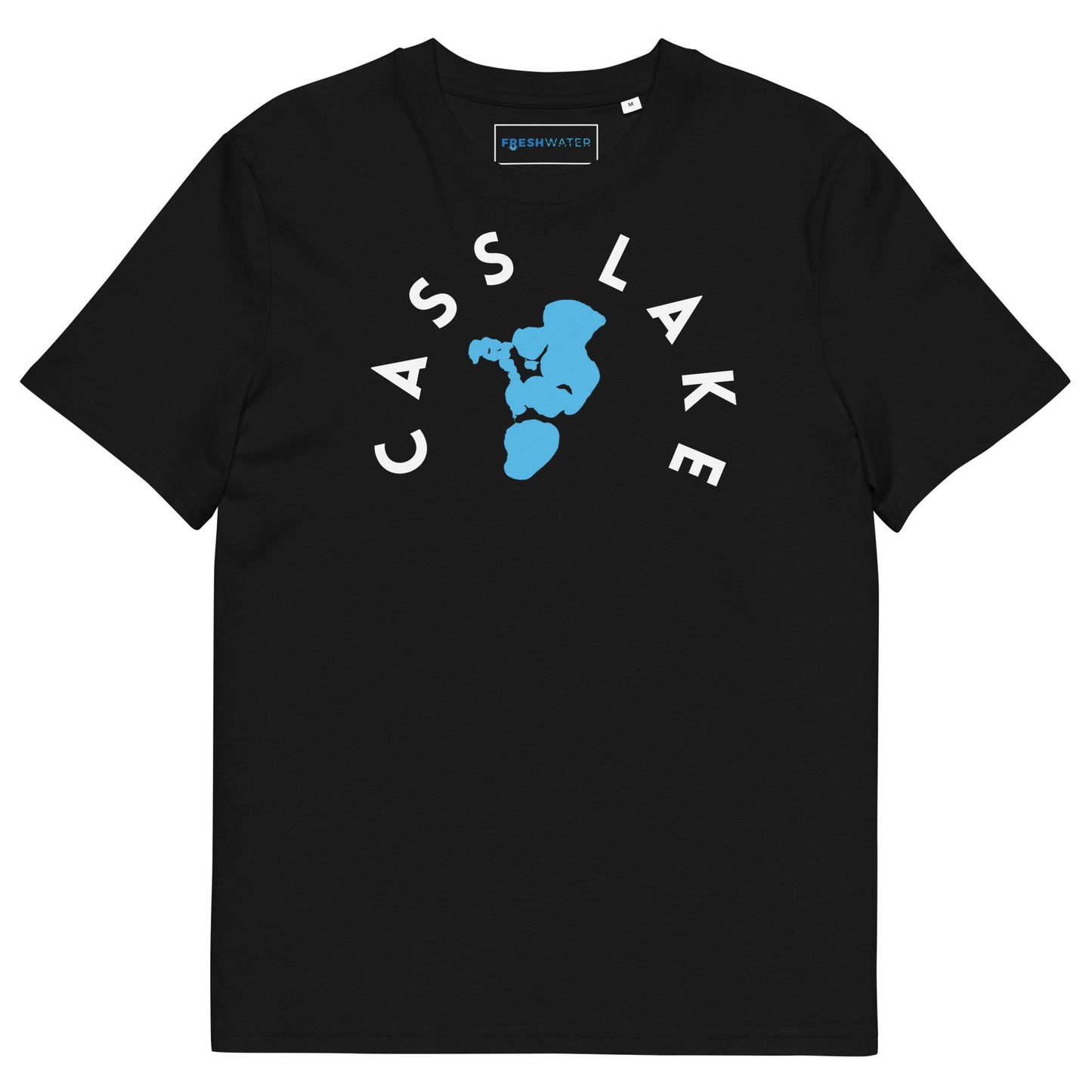 Cass Lake Minnesota Freshwater WB Unisex organic cotton t-shirt