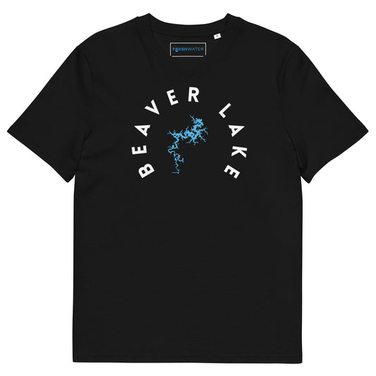 Beaver Lake Arkansas Freshwater WB Unisex organic cotton t-shirt