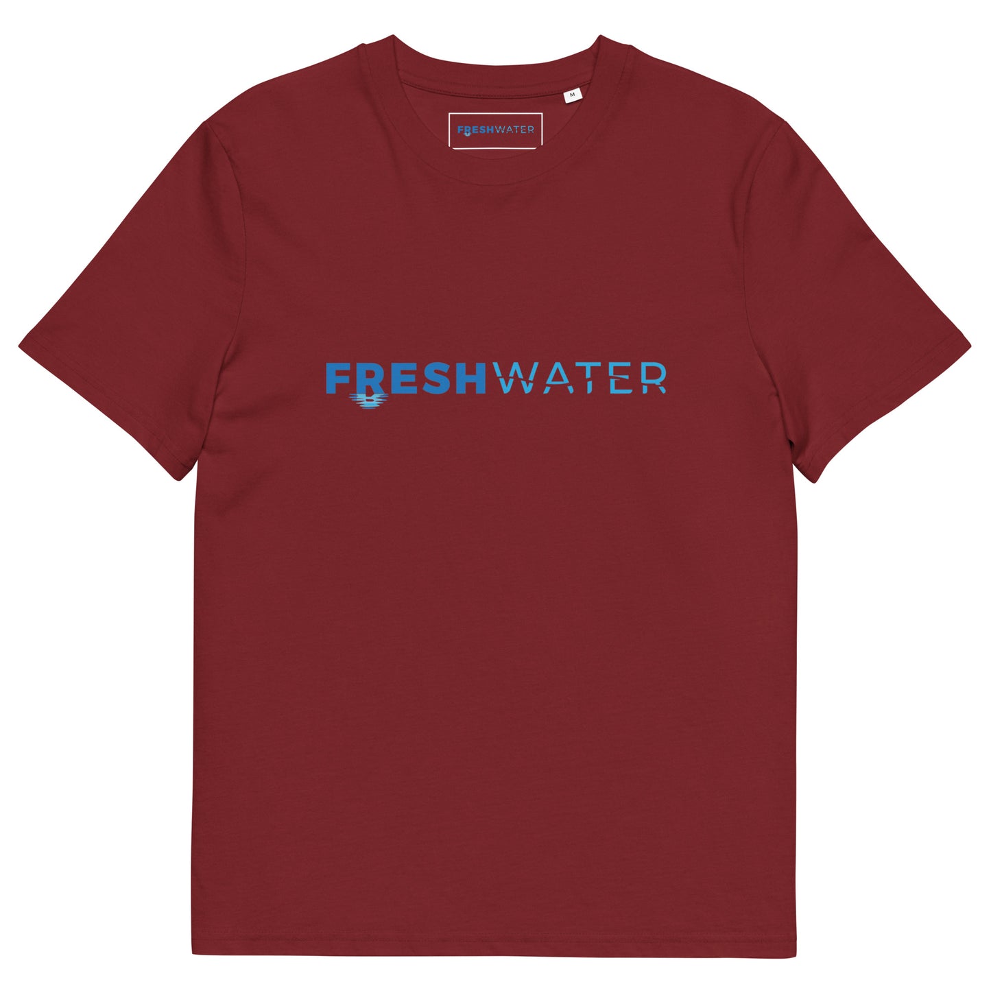 Freshwater Night Swimming Blue Unisex organic cotton t-shirt