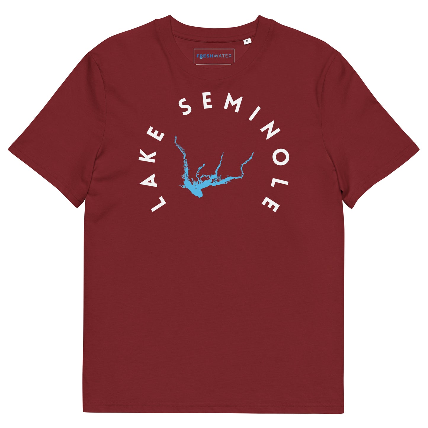 Lake Seminole Florida Freshwater WB Unisex organic cotton t-shirt