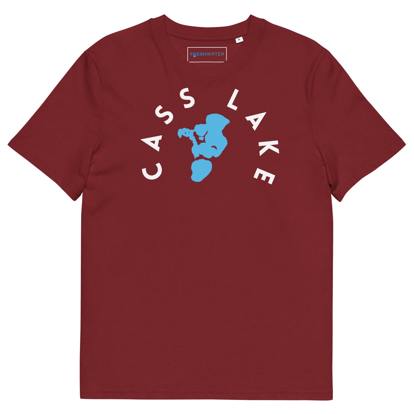 Cass Lake Minnesota Freshwater WB Unisex organic cotton t-shirt