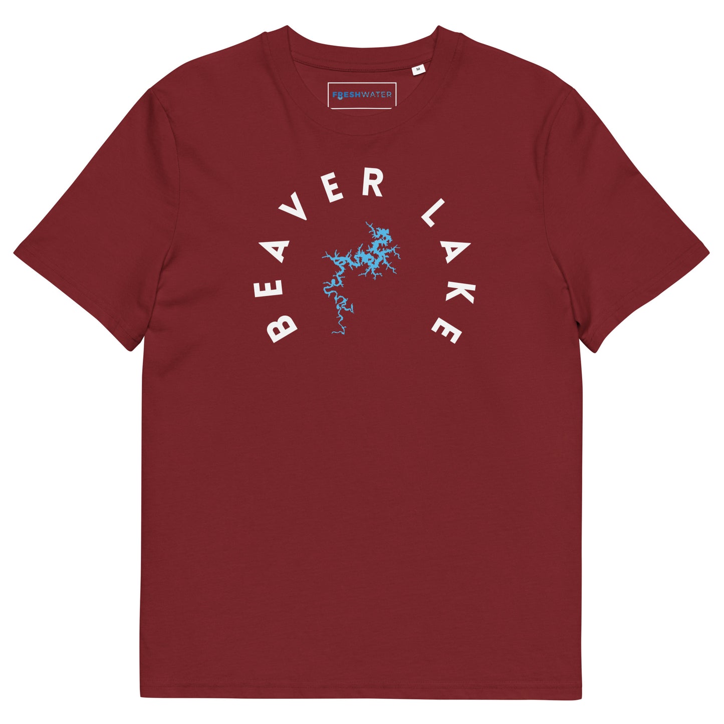 Beaver Lake Arkansas Freshwater WB Unisex organic cotton t-shirt