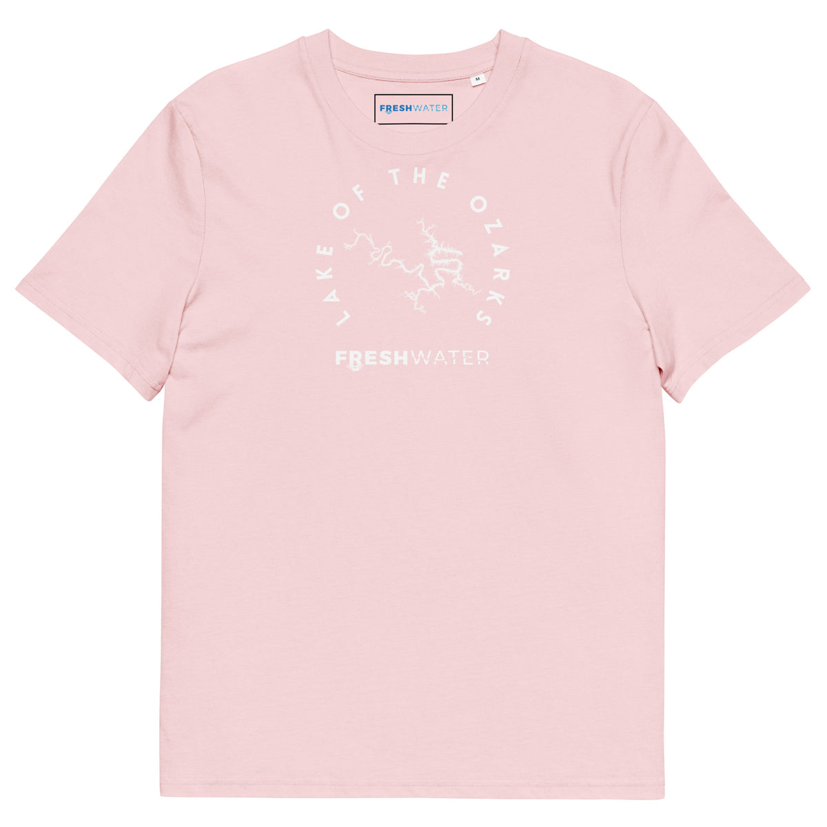 Lake of the Ozarks Freshwater BW Unisex organic cotton t-shirt