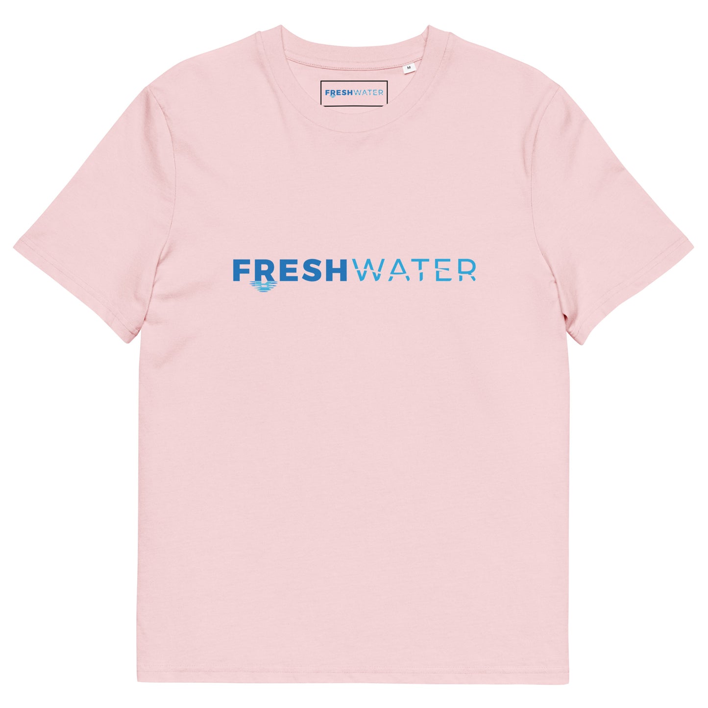 Freshwater Night Swimming Blue Unisex organic cotton t-shirt