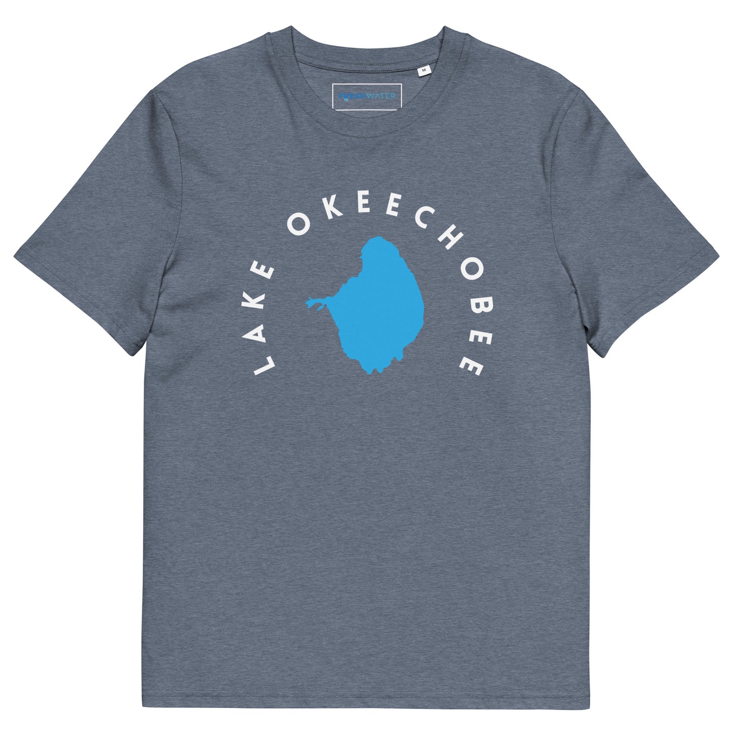 Lake Okeechobee Freshwater WB Unisex organic cotton t-shirt