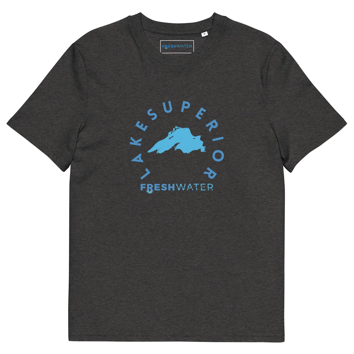 Lake Superior Freshwater Blue Unisex organic cotton t-shirt