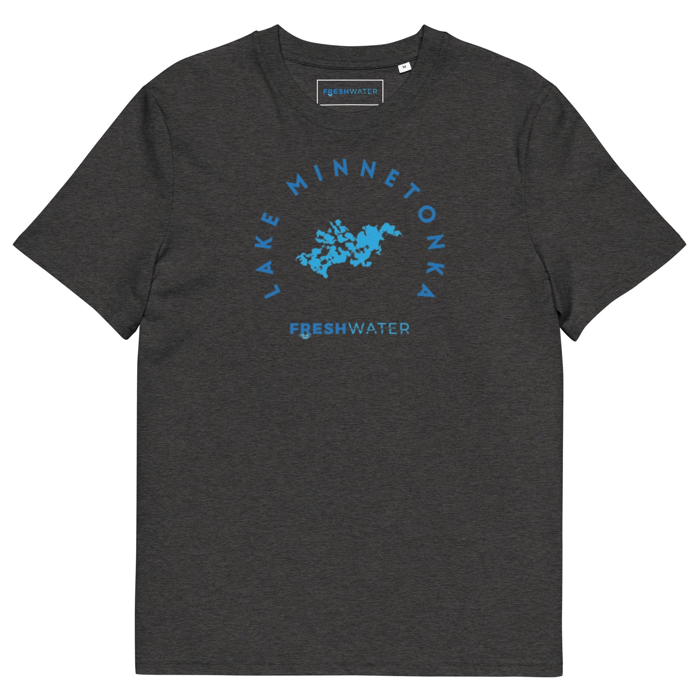 Lake Minnetonka Freshwater Blue Unisex organic cotton t-shirt