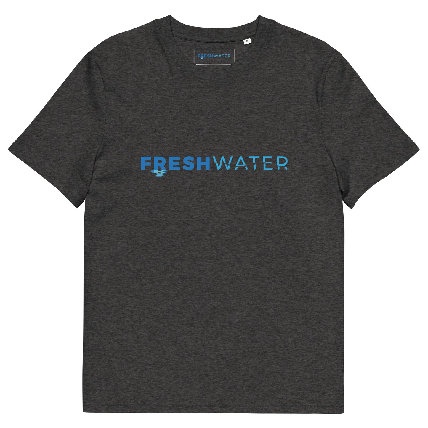 Freshwater Night Swimming Blue Unisex organic cotton t-shirt