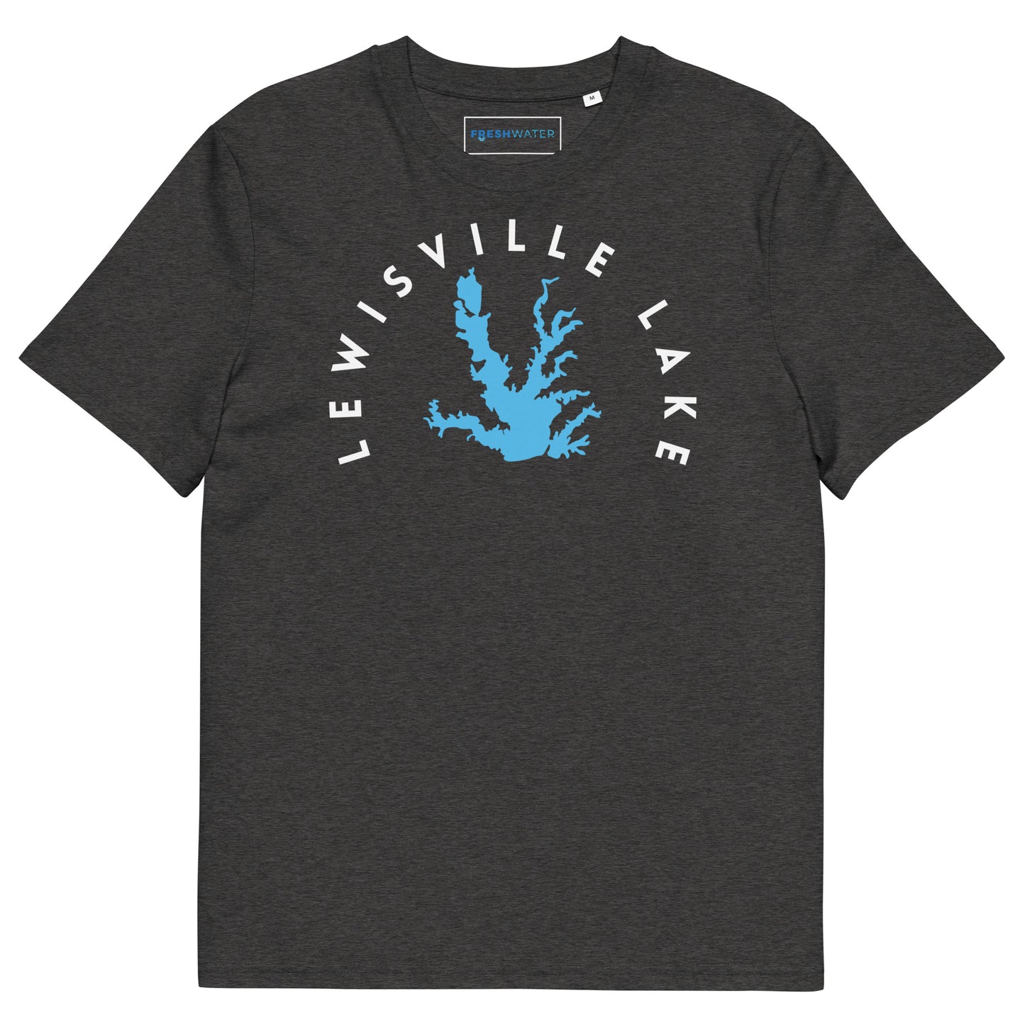 Lewisville Lake Texas Freshwater WB Unisex organic cotton t-shirt
