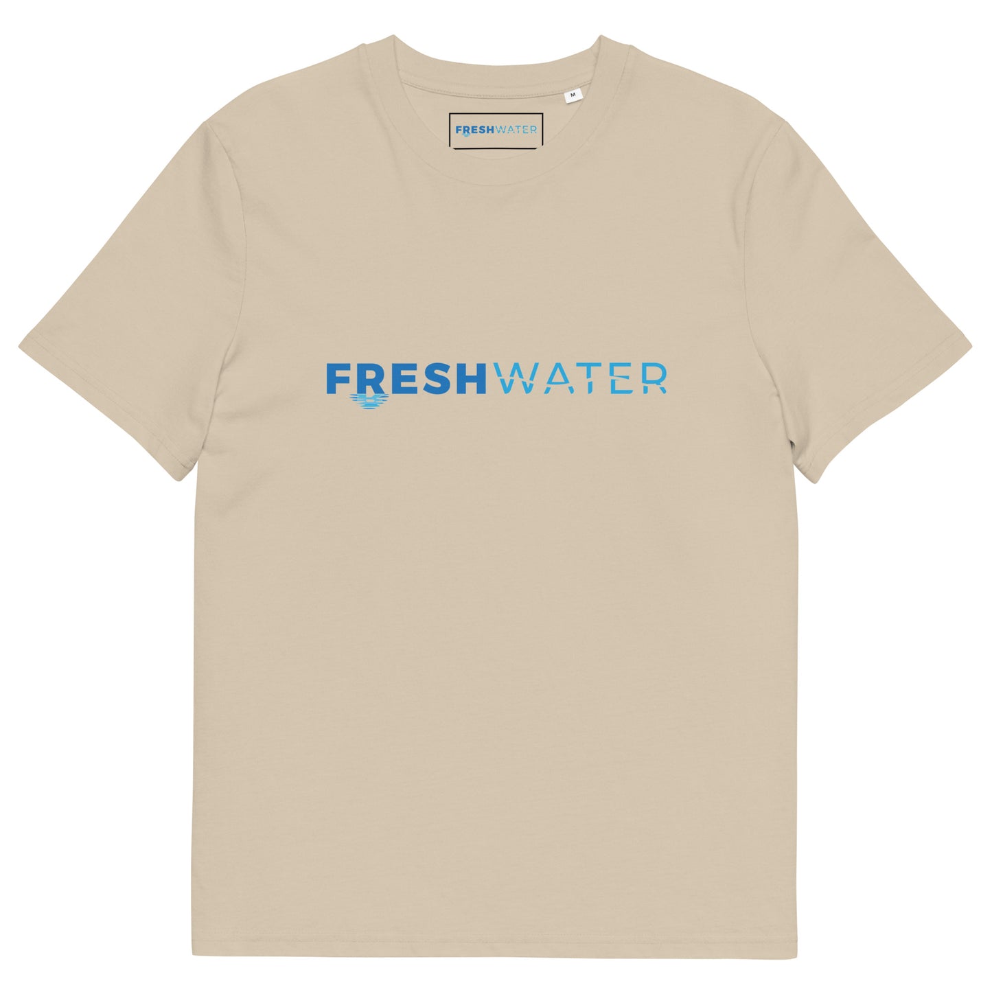 Freshwater Night Swimming Blue Unisex organic cotton t-shirt