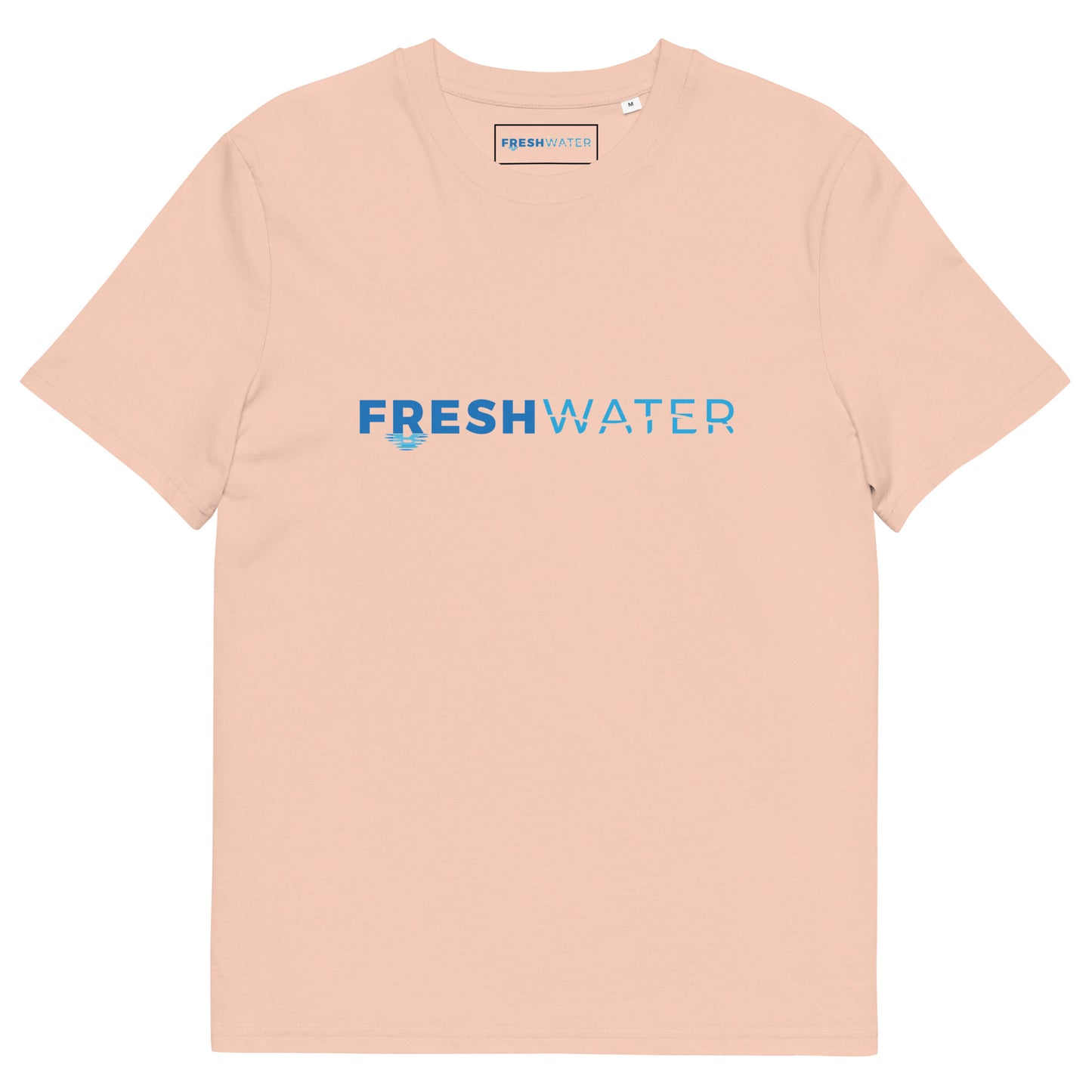 Freshwater Night Swimming Blue Unisex organic cotton t-shirt