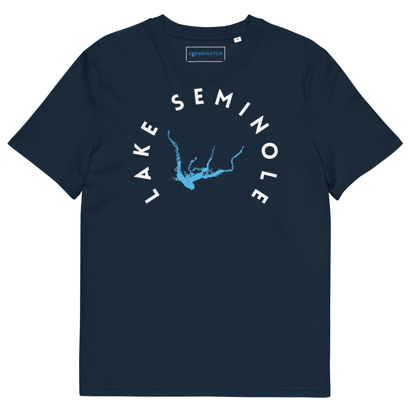 Lake Seminole Florida Freshwater WB Unisex organic cotton t-shirt