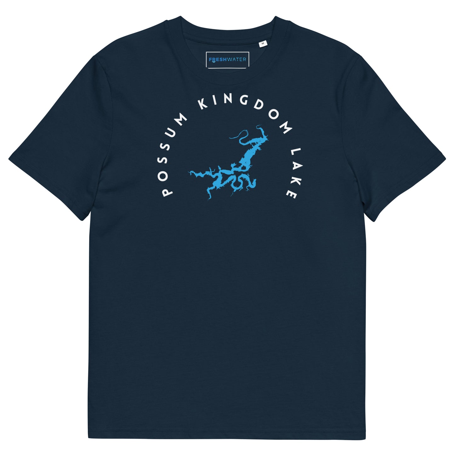 Possum Kingdom Lake Texas Freshwater WB Unisex organic cotton t-shirt