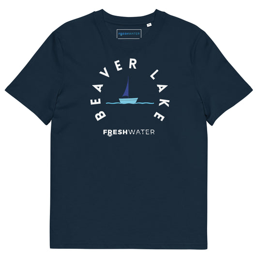 Beaver Lake Arkansas Freshwater Sailing Unisex organic cotton t-shirt
