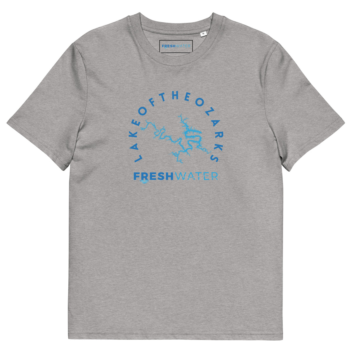 Lake of the Ozarks Freshwater Blue Unisex organic cotton t-shirt