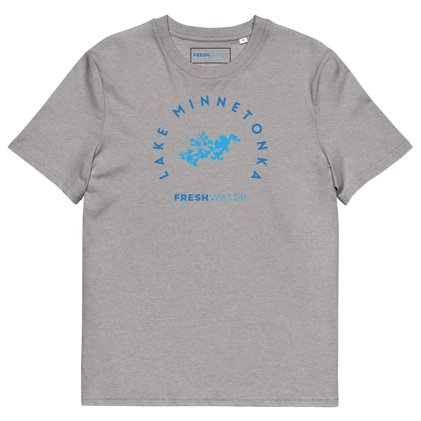 Lake Minnetonka Freshwater Blue Unisex organic cotton t-shirt