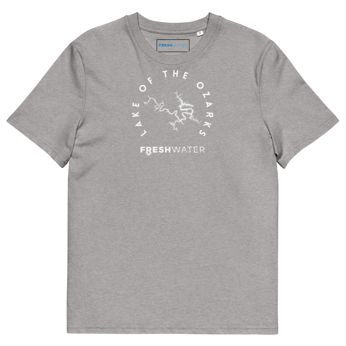 Lake of the Ozarks Freshwater BW Unisex organic cotton t-shirt