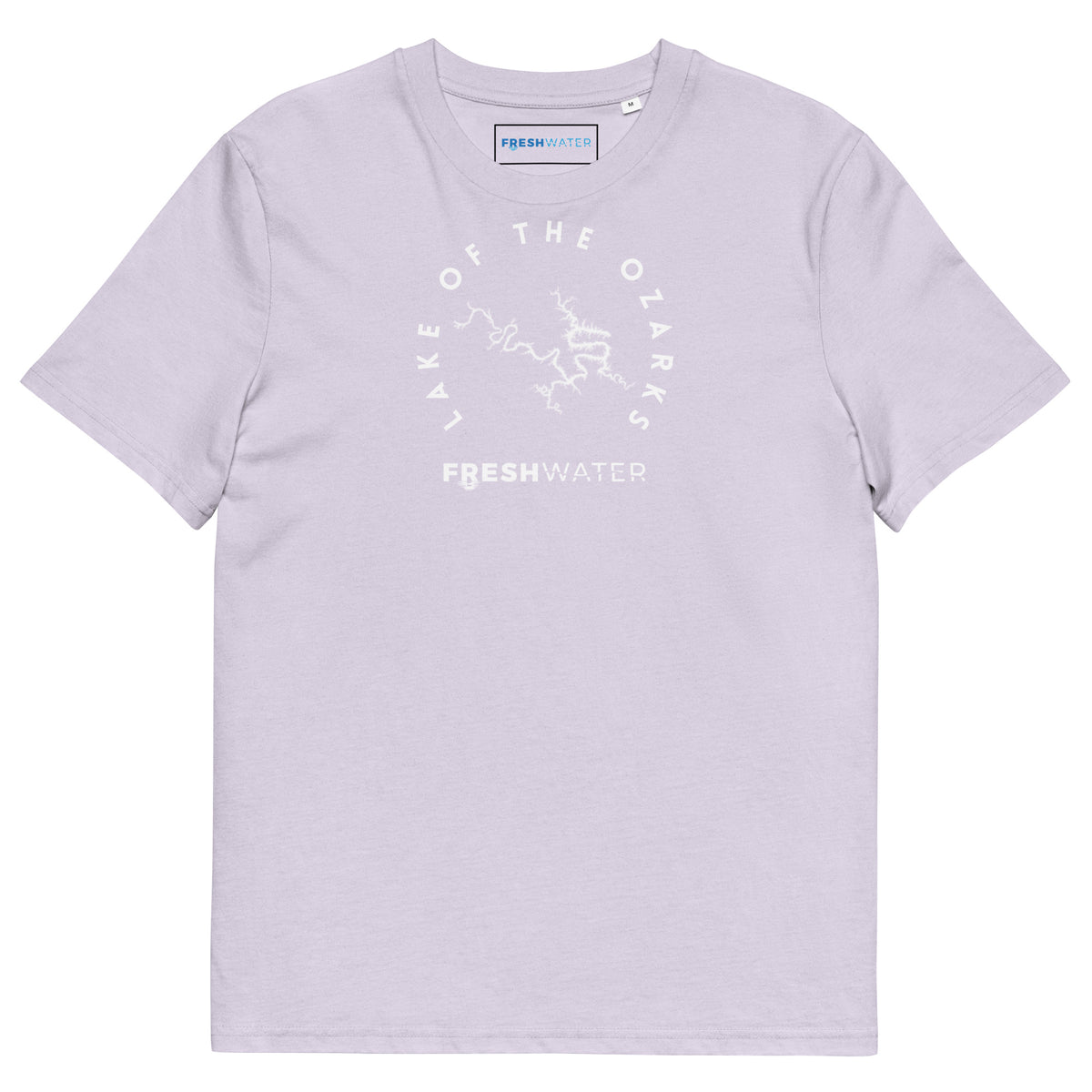 Lake of the Ozarks Freshwater BW Unisex organic cotton t-shirt