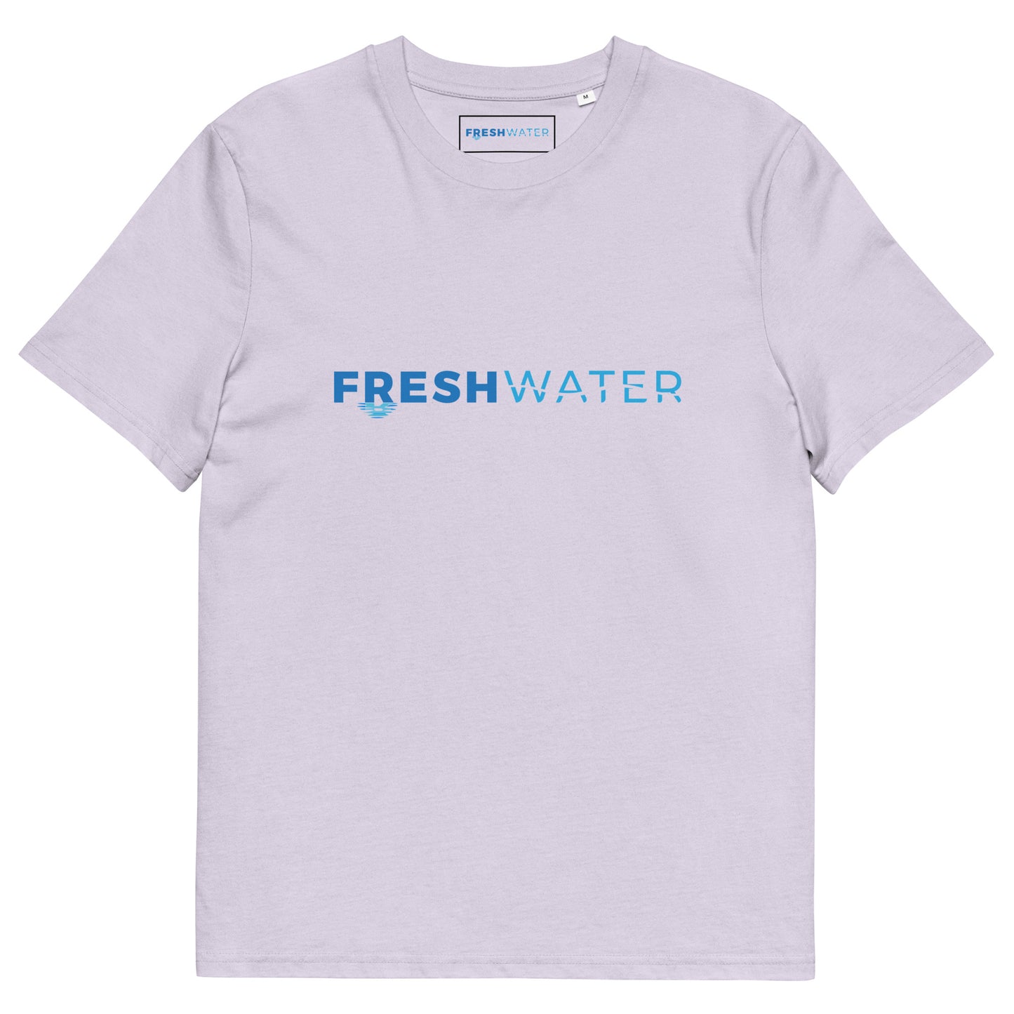 Freshwater Night Swimming Blue Unisex organic cotton t-shirt
