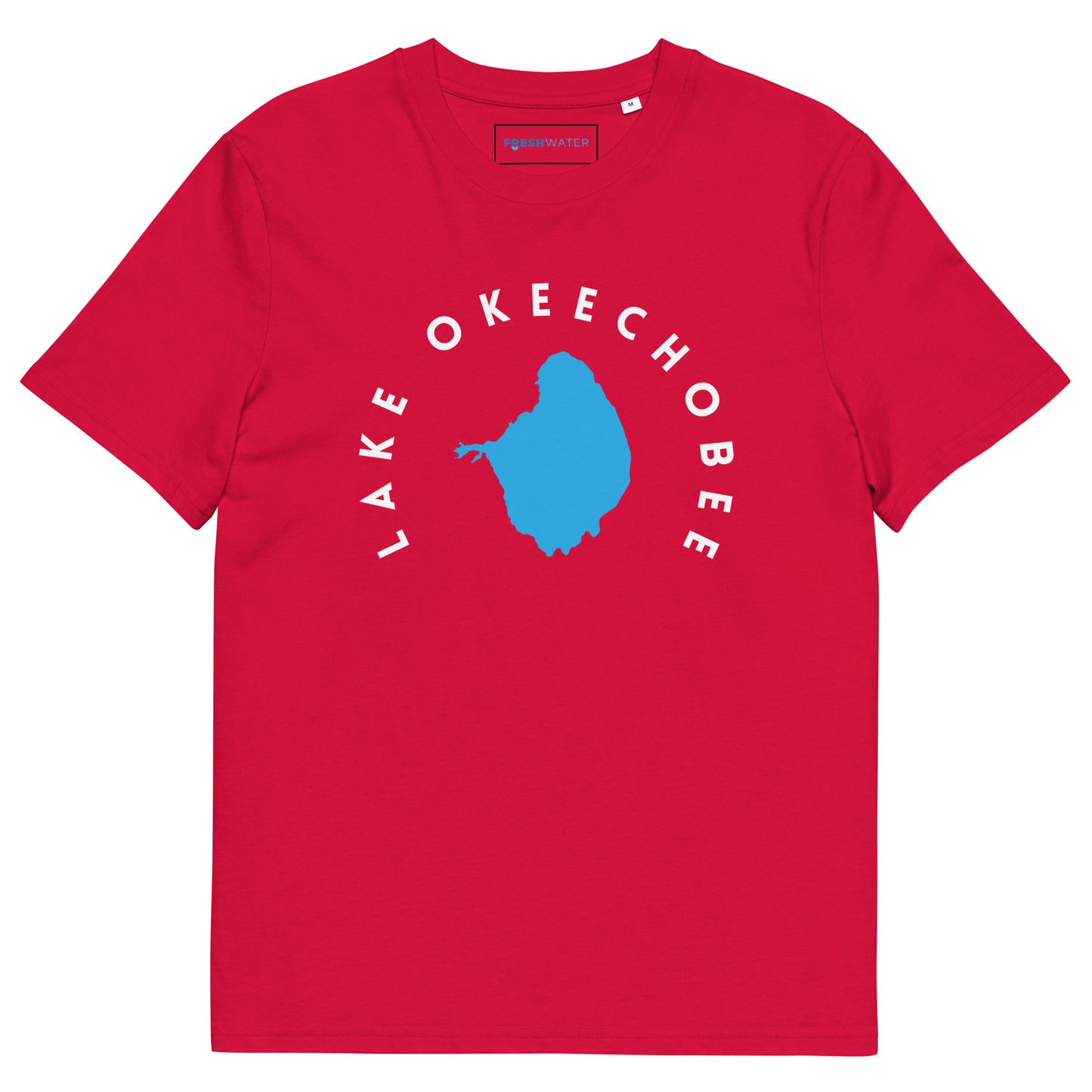 Lake Okeechobee Freshwater WB Unisex organic cotton t-shirt