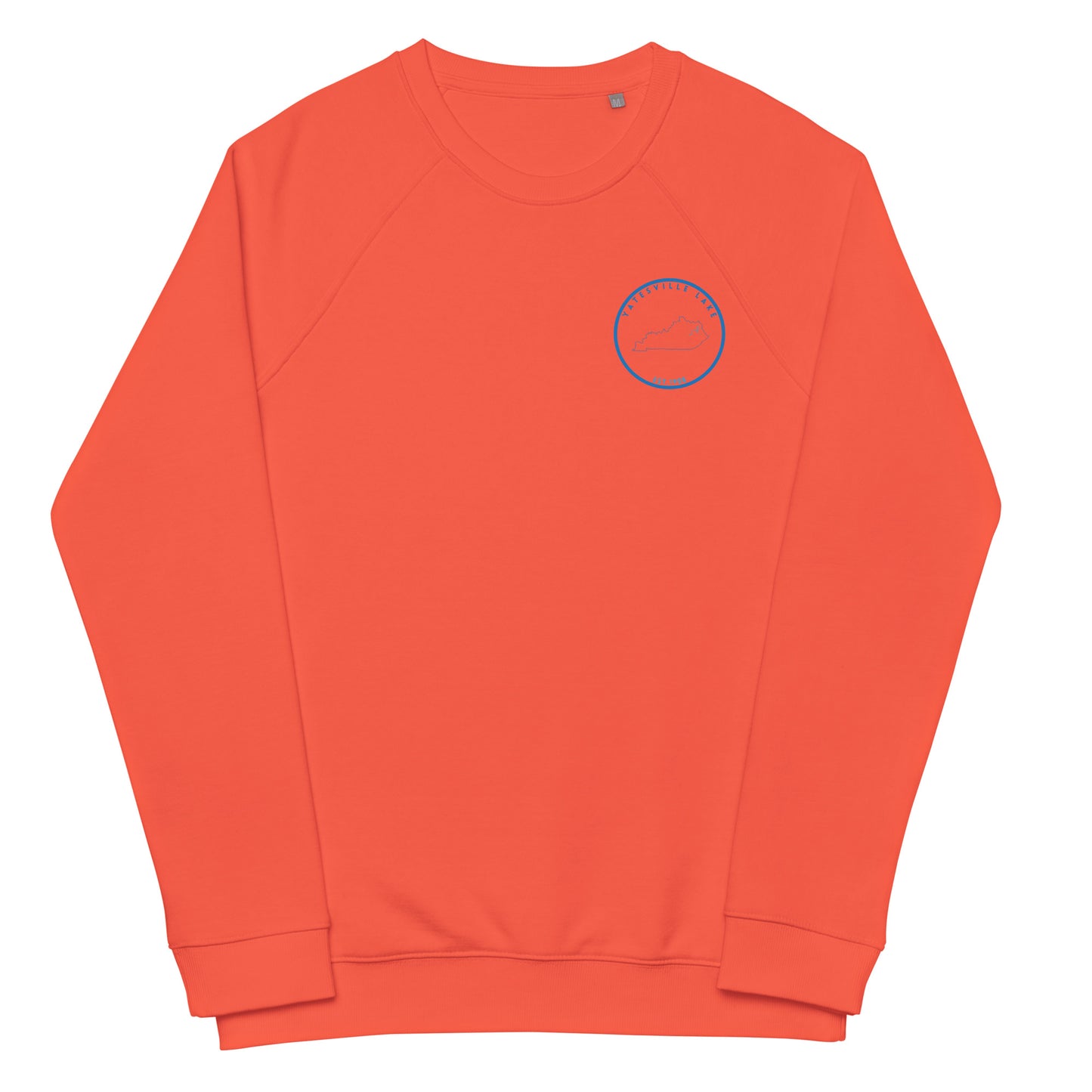 Yatesville Lake Kentucky Freshwater SO FB Unisex organic raglan sweatshirt