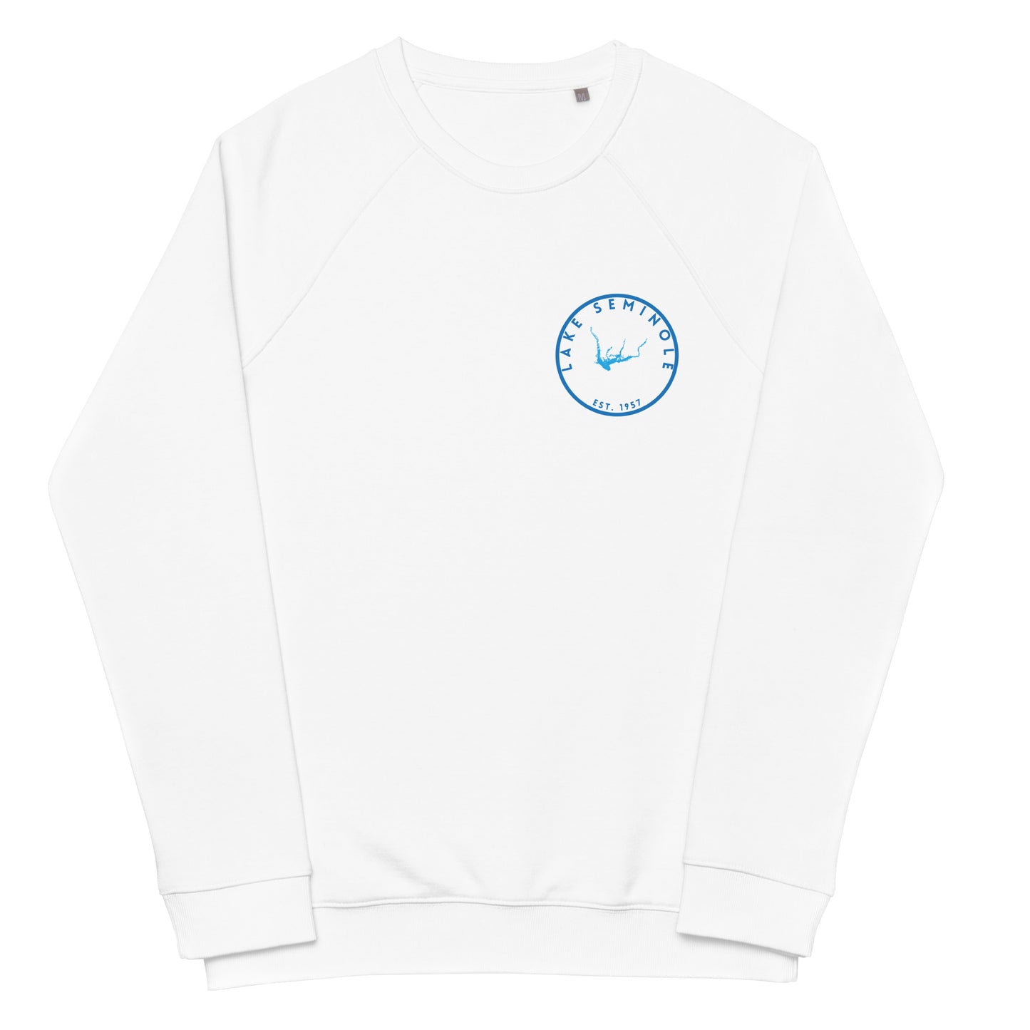 Lake Seminole Florida Georgia Alabama Freshwater LO Unisex organic raglan sweatshirt