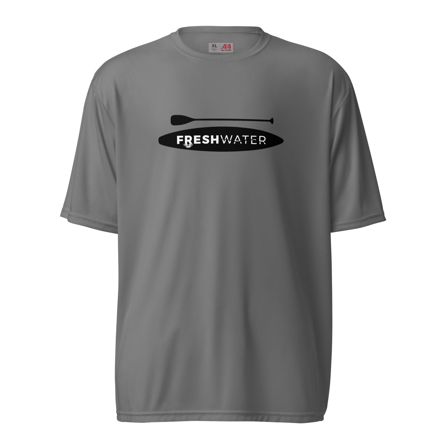 Freshwater Paddling Unisex performance crew neck t-shirt
