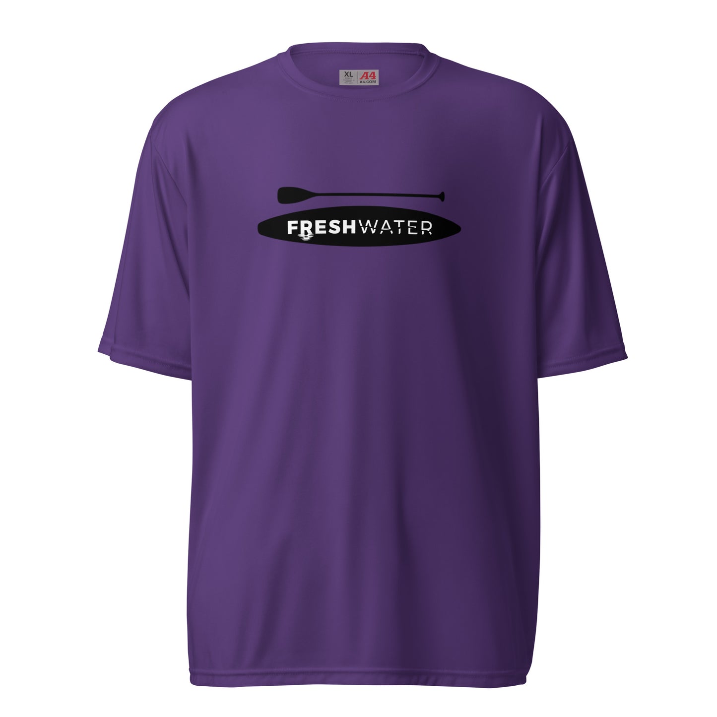 Freshwater Paddling Unisex performance crew neck t-shirt