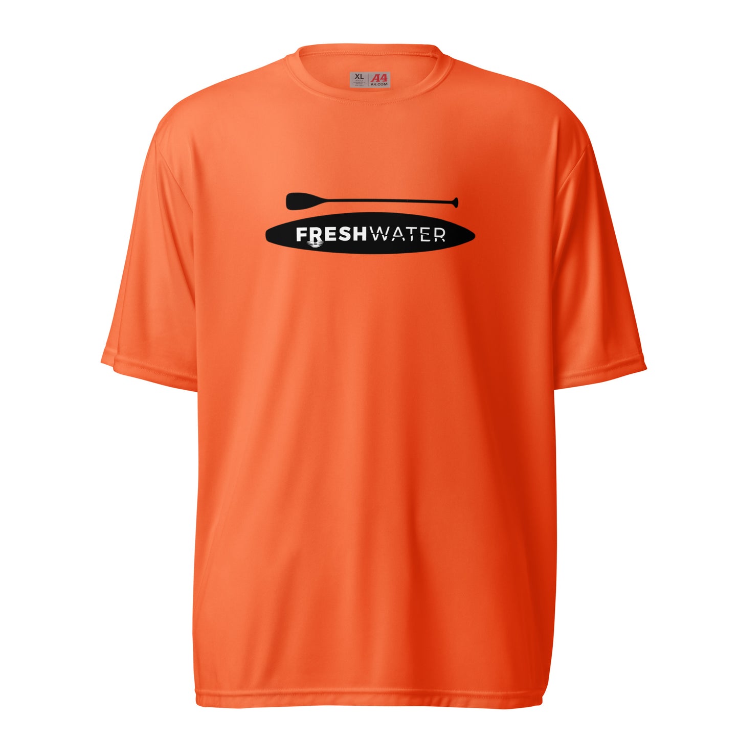 Freshwater Paddling Unisex performance crew neck t-shirt