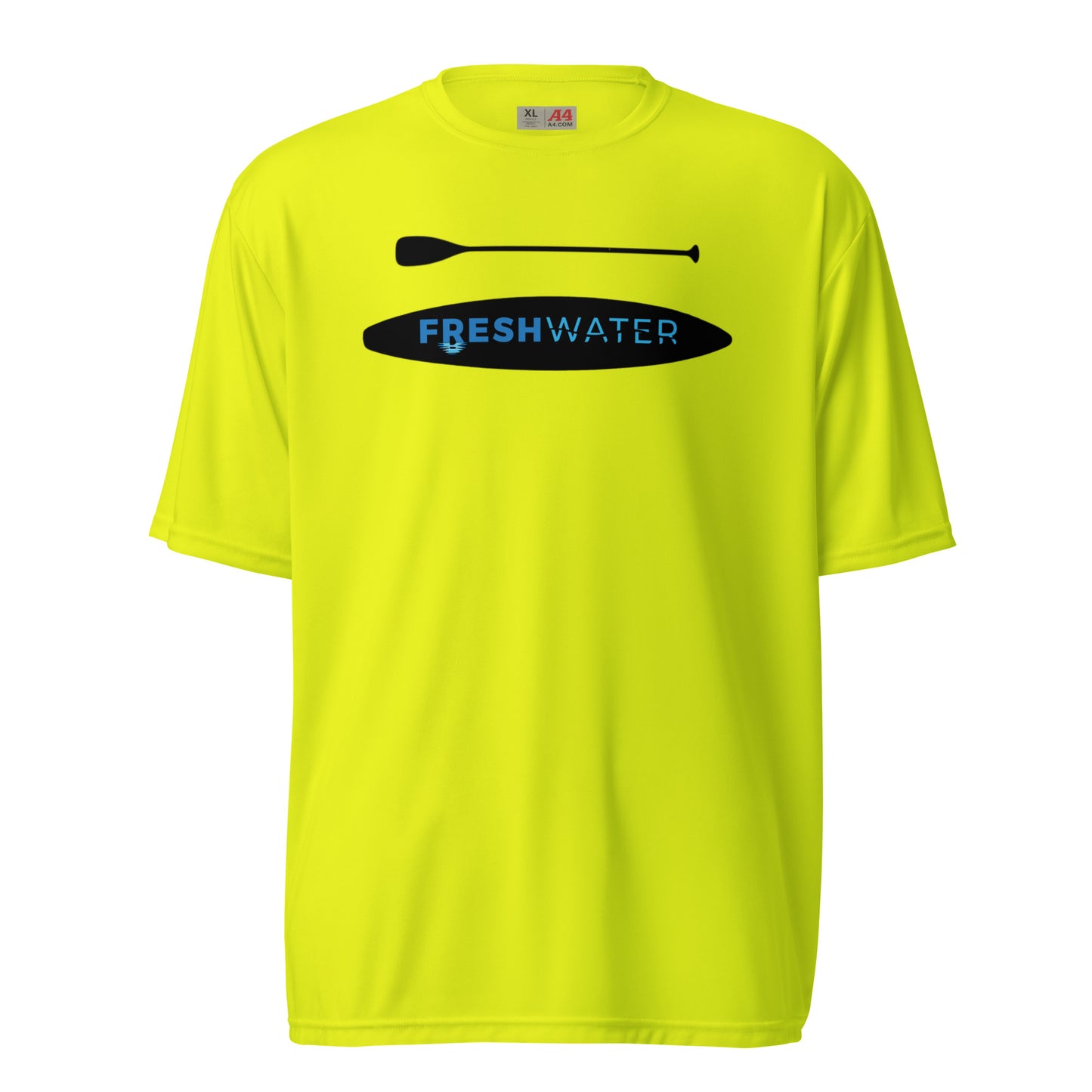 Freshwater Paddling Blue Unisex performance crew neck t-shirt