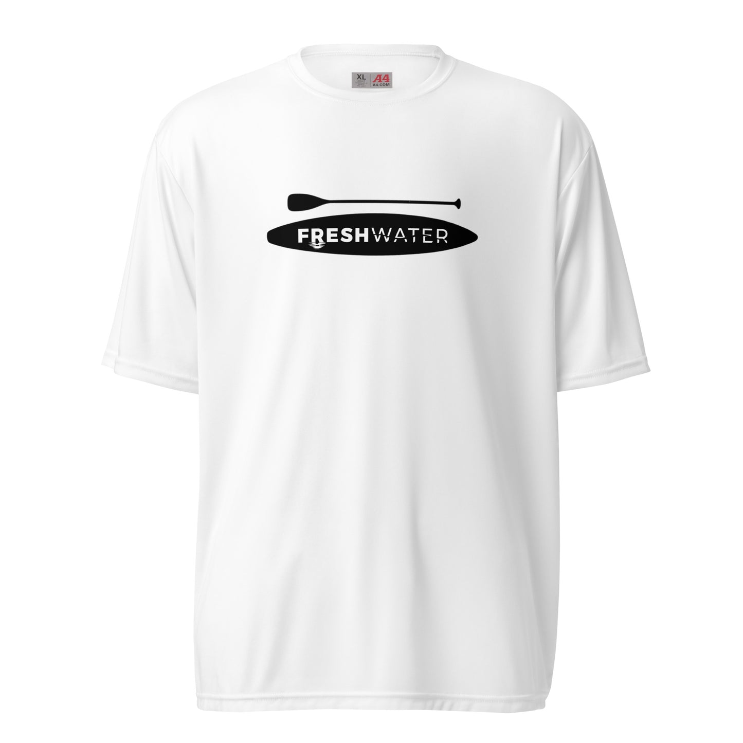 Freshwater Paddling Unisex performance crew neck t-shirt