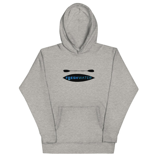 Freshwater Kayak Black/Blue LC Unisex Hoodie