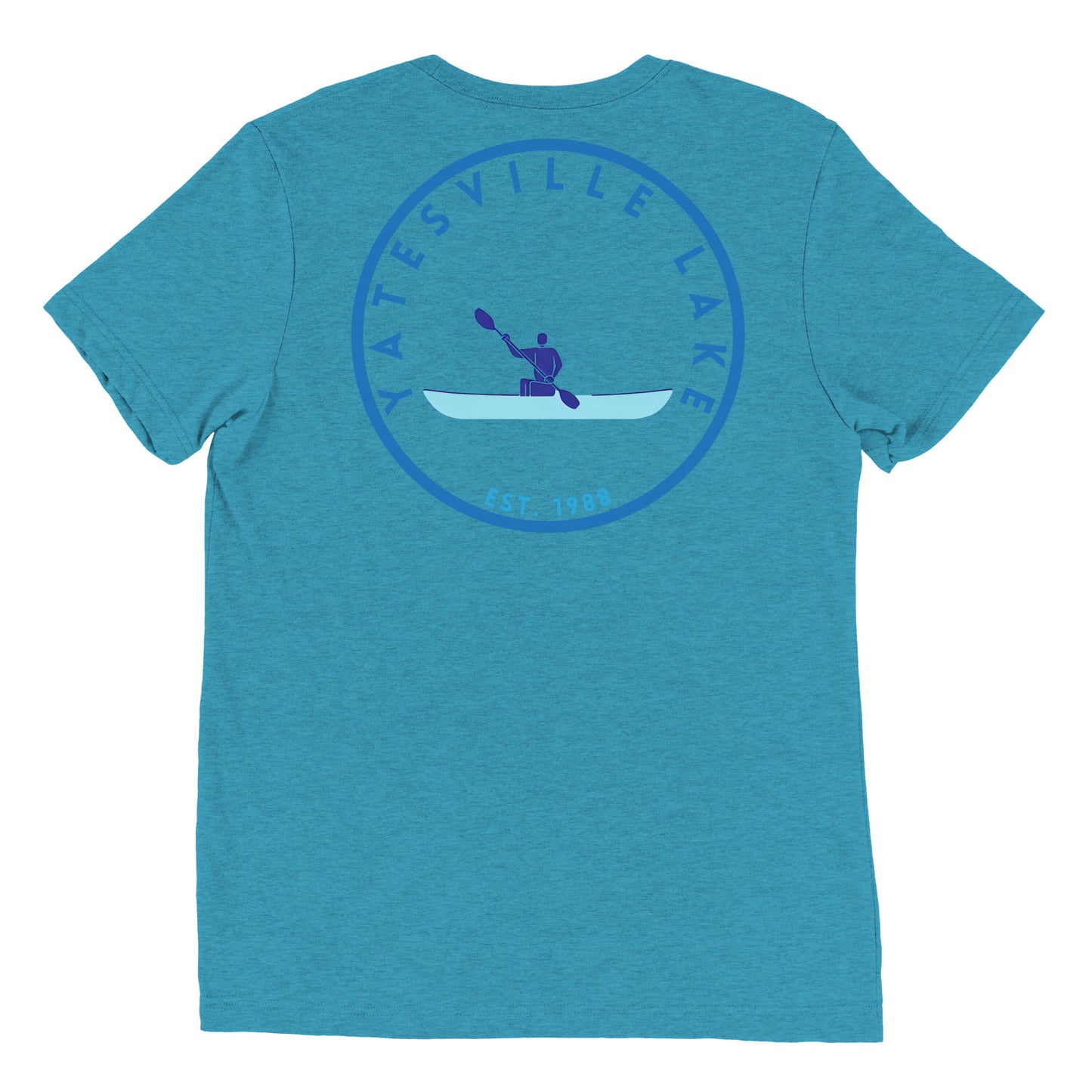 Yatesville Lake Kentucky Freshwater Kayak FB Short sleeve t-shirt