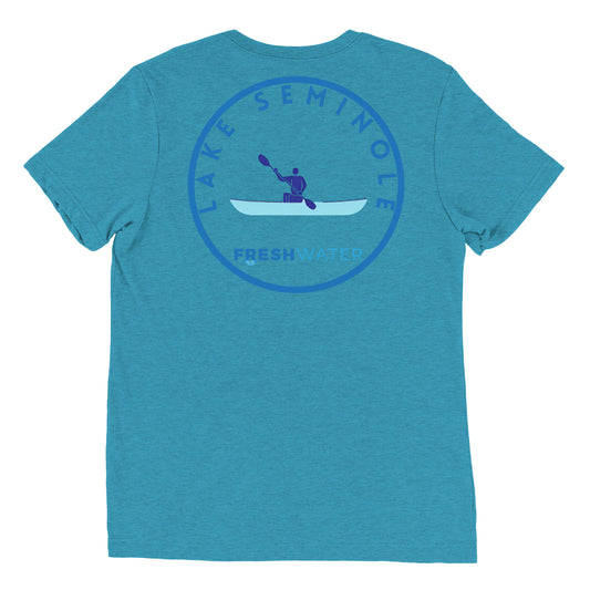 Lake Seminole Florida Georgia Alabama Freshwater Kayak Short sleeve t-shirt