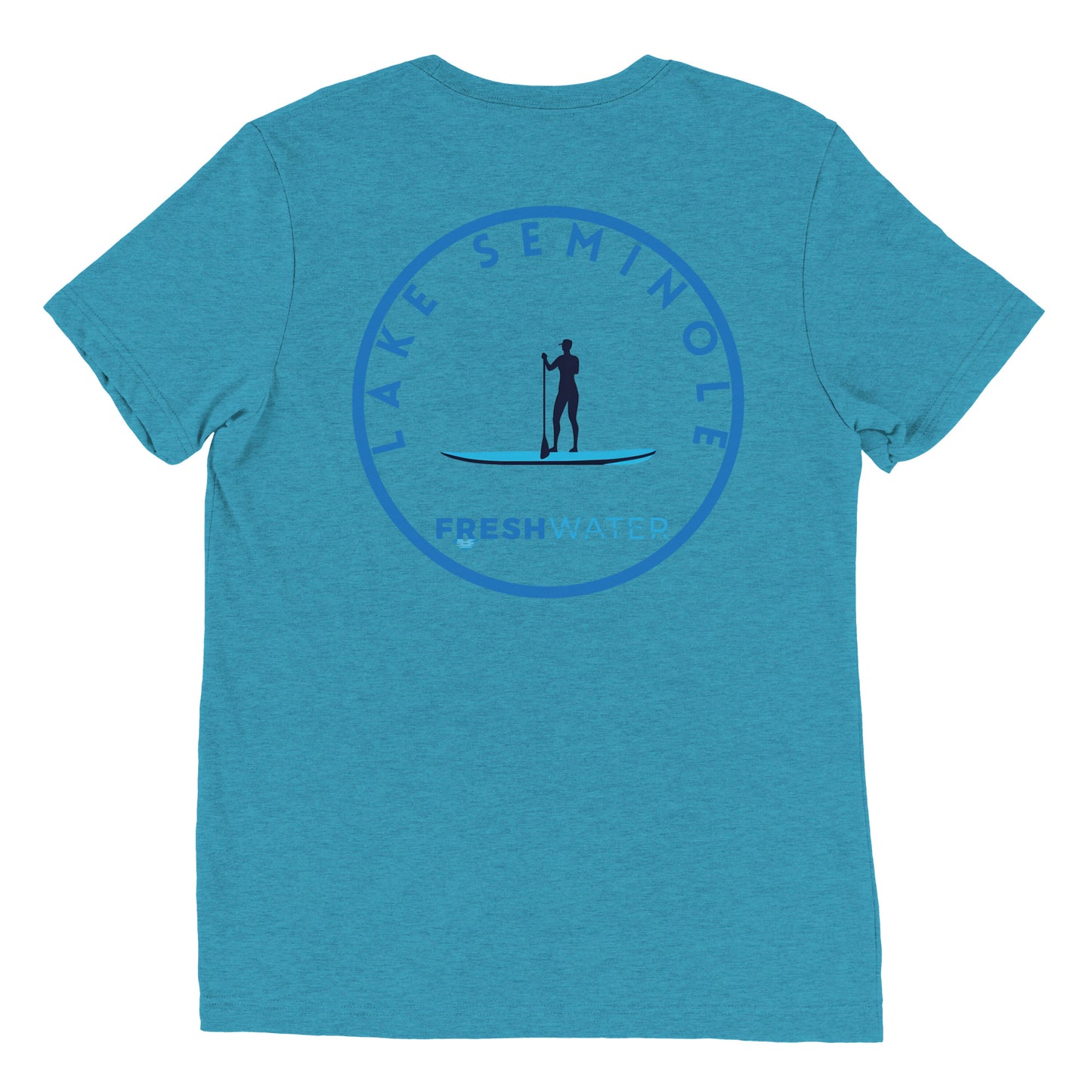 Lake Seminole Florida Georgia Alabama Freshwater Paddle Short sleeve t-shirt
