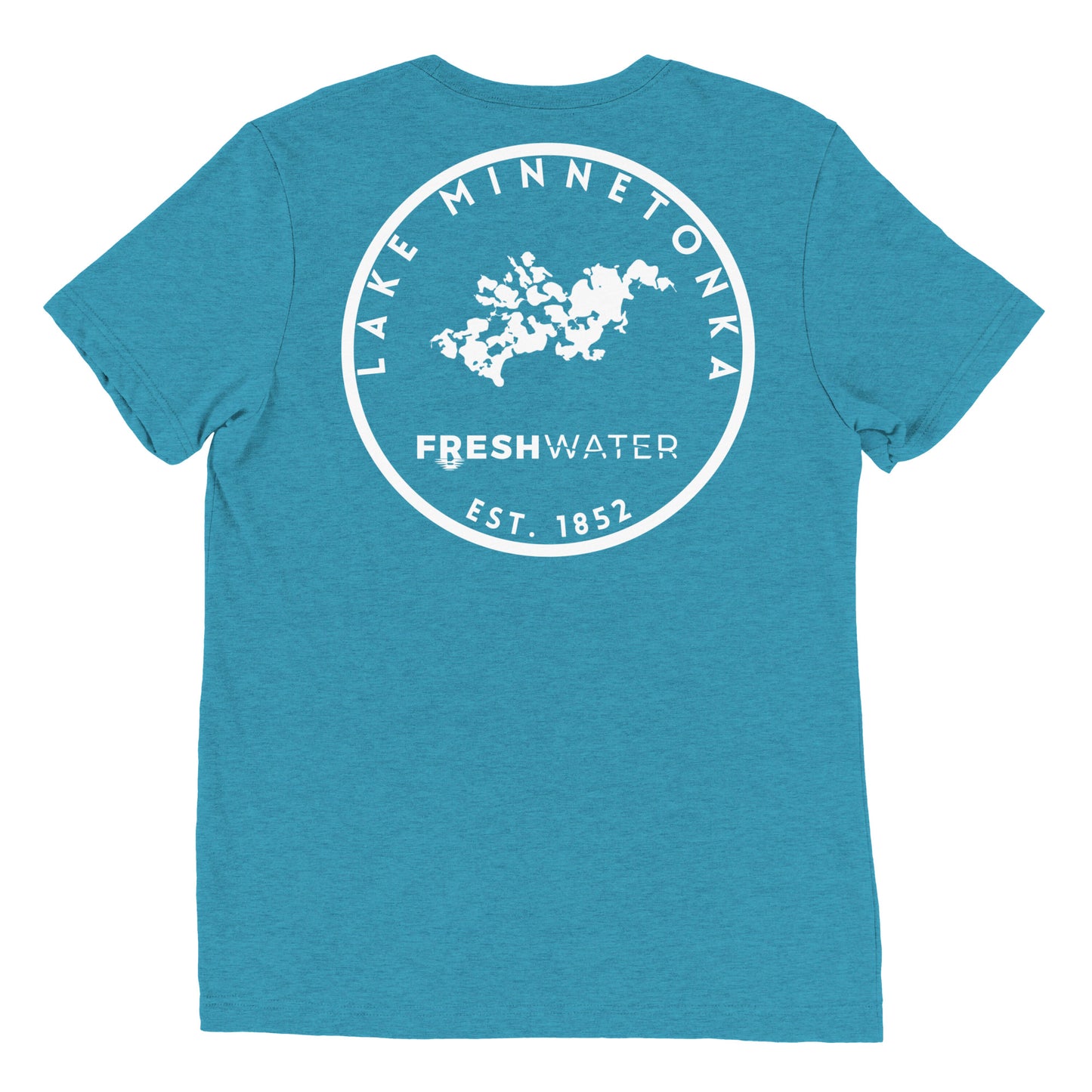 Lake Minnetonka Minnesota Freshwater LO BW Short sleeve t-shirt