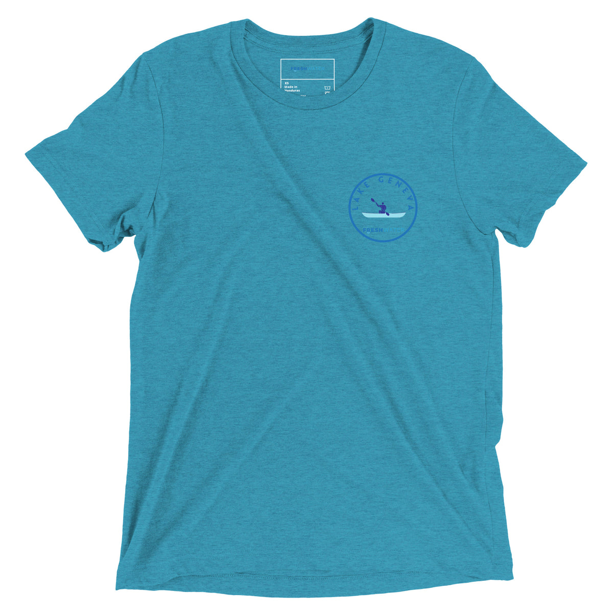 Lake Geneva Wisconsin Freshwater Kayak Short sleeve t-shirt