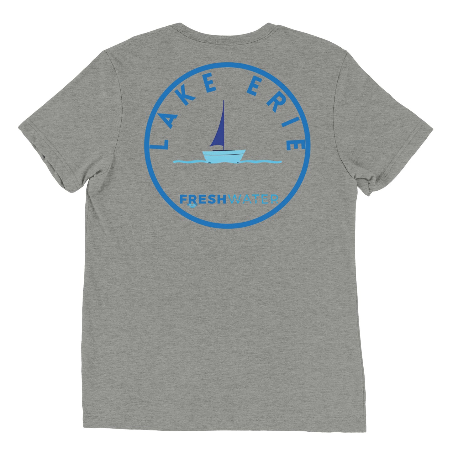 Lake Erie Great Lakes Freshwater Sailing Short sleeve t-shirt