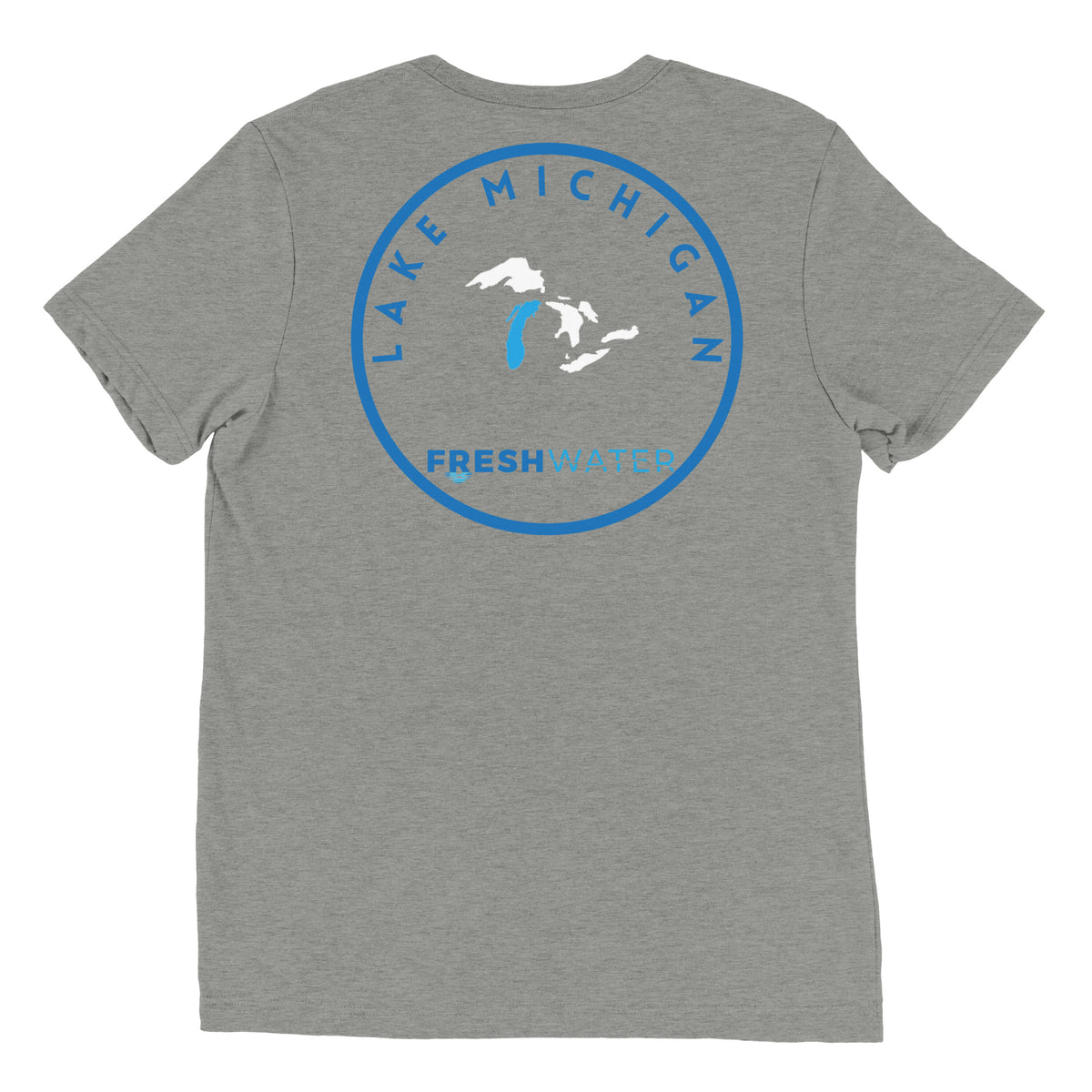 Lake Michigan Freshwater GL Short sleeve t-shirt