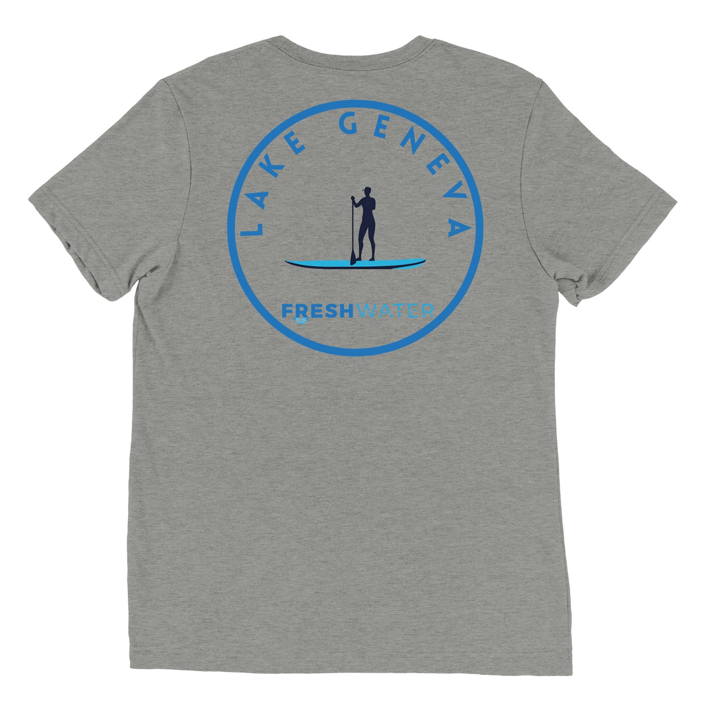 Lake Geneva Wisconsin Freshwater Paddle Short sleeve t-shirt