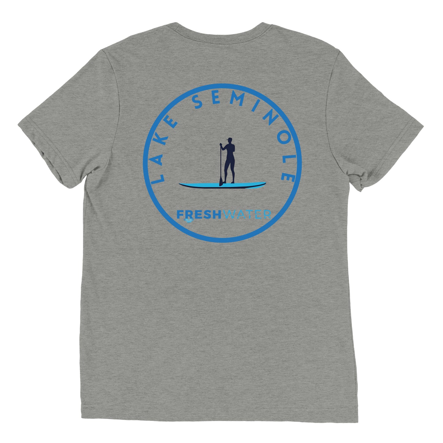 Lake Seminole Florida Georgia Alabama Freshwater Paddle Short sleeve t-shirt