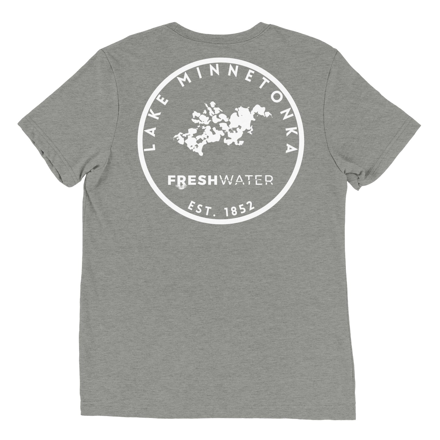 Lake Minnetonka Minnesota Freshwater LO BW Short sleeve t-shirt