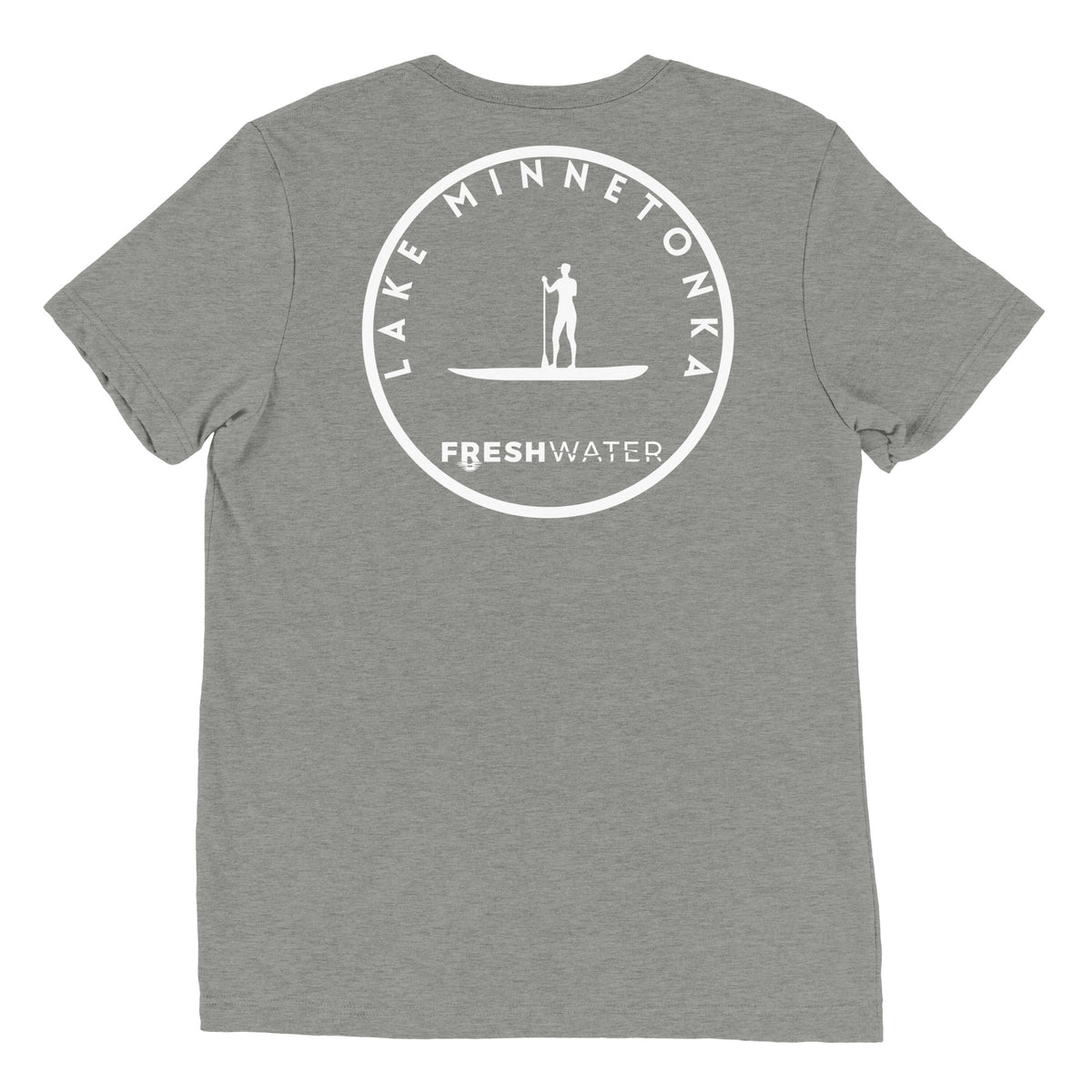 Lake Minnetonka Minnesota Freshwater Paddle BW Short sleeve t-shirt