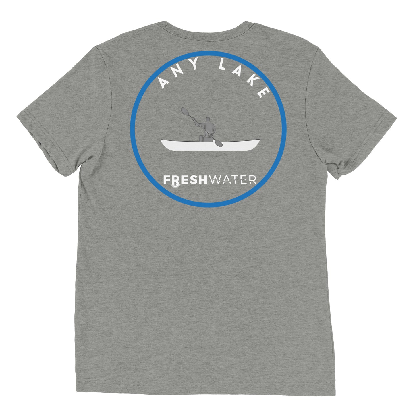 Custom Freshwater Kayak BW Short sleeve t-shirt