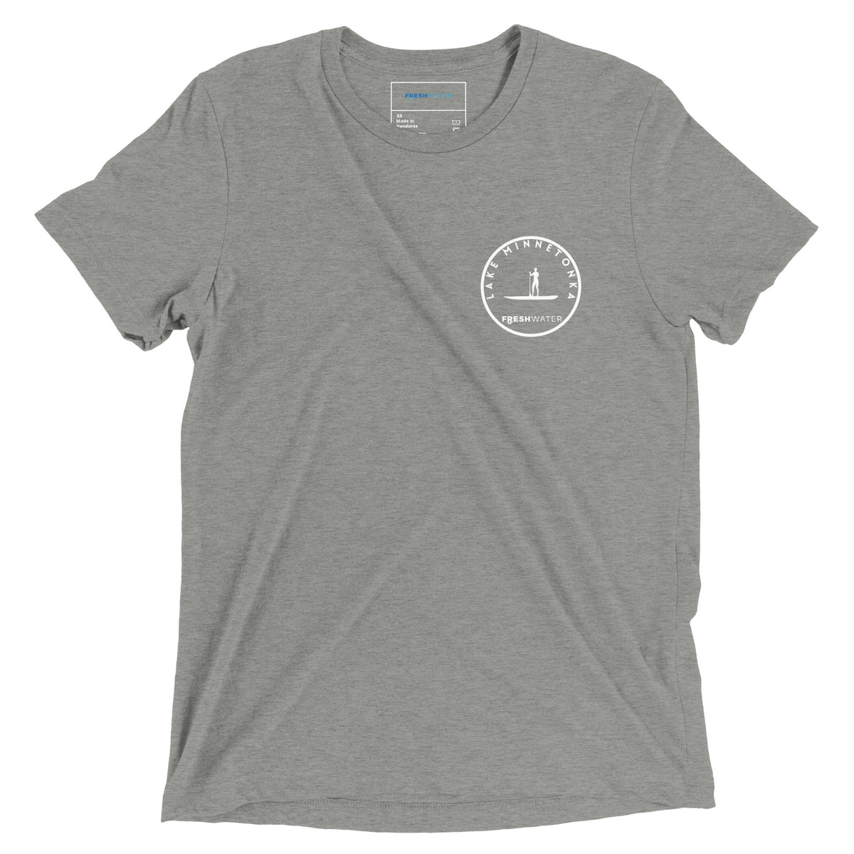 Lake Minnetonka Minnesota Freshwater Paddle BW Short sleeve t-shirt
