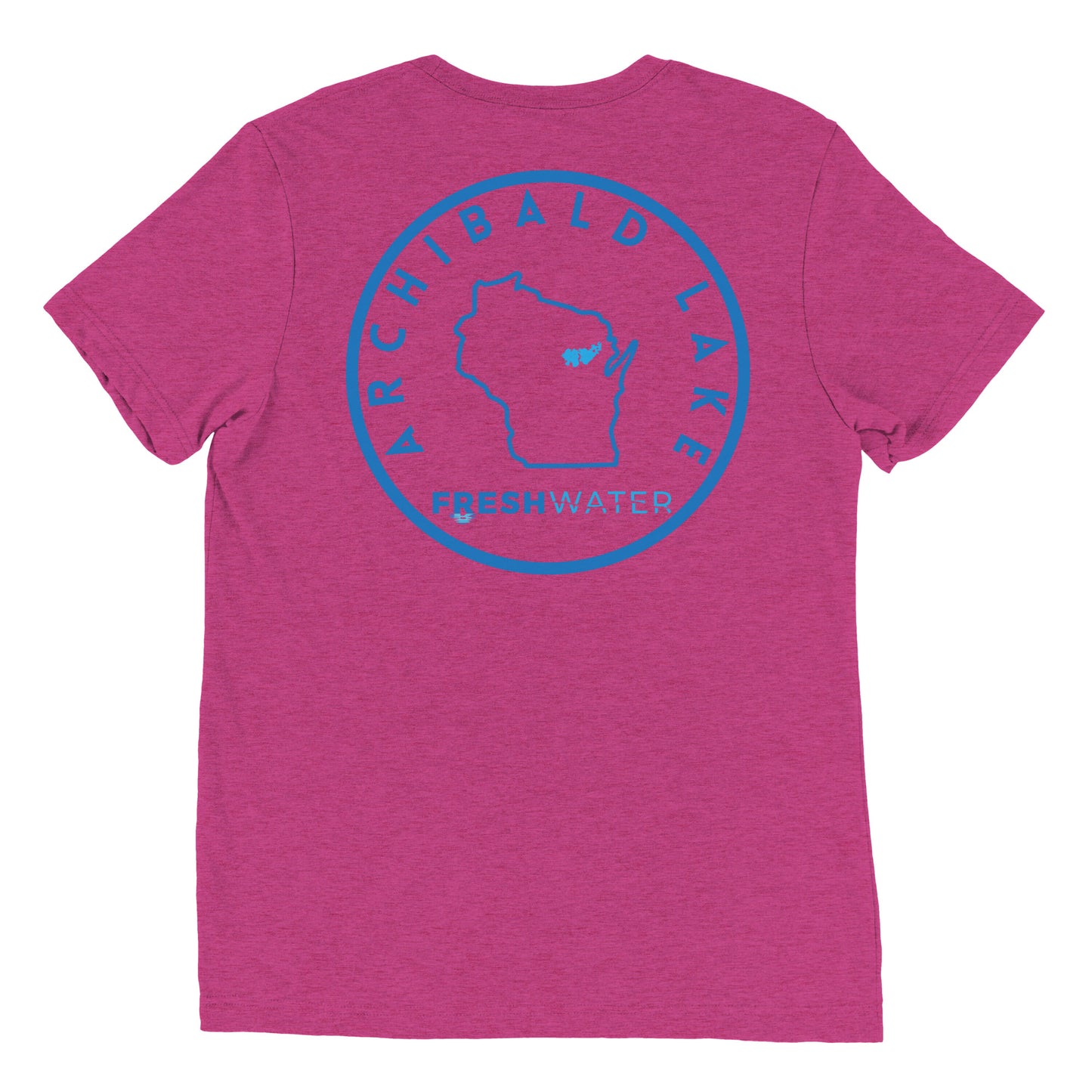 Archibald Lake Wisconsin Freshwater SO FB Short sleeve t-shirt