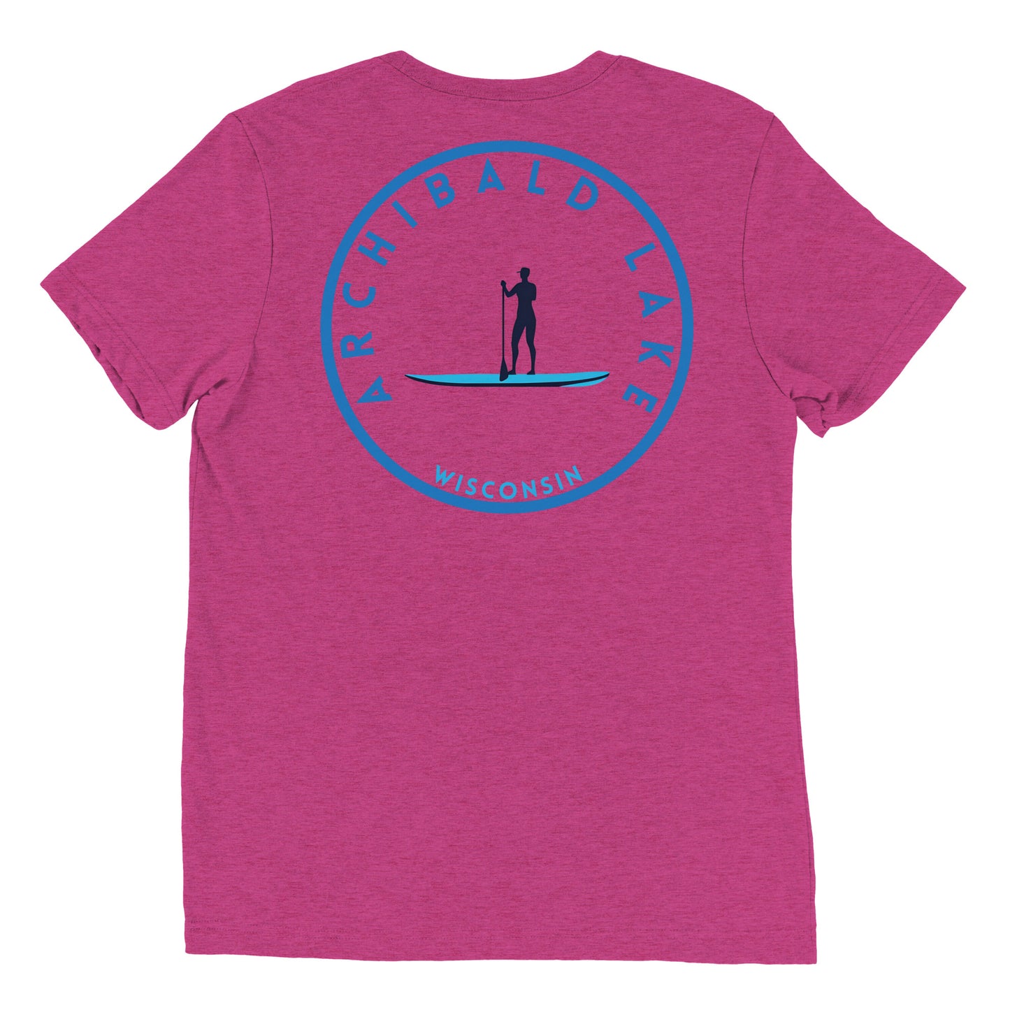 Archibald Lake Wisconsin Freshwater Paddle FB Short sleeve t-shirt