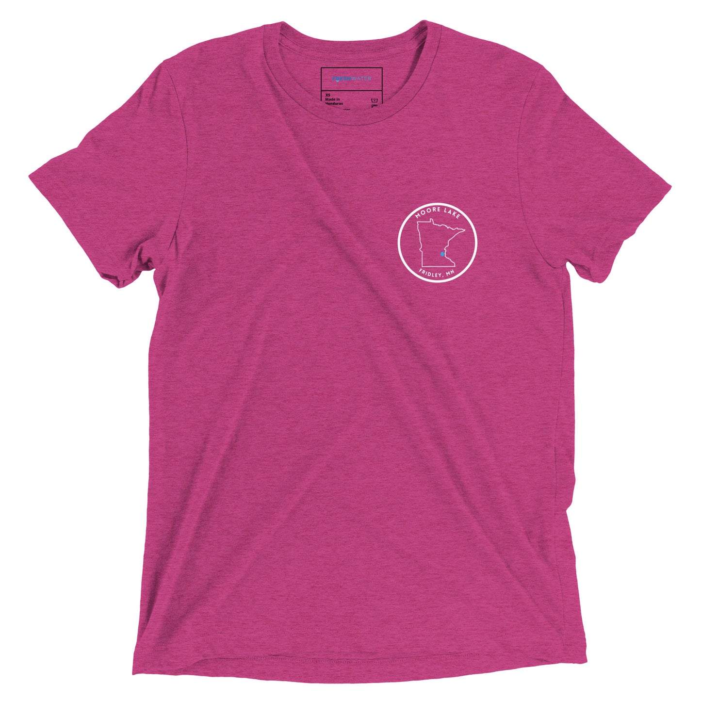Moore Lake Minnesota Freshwater SO WB FB Short sleeve t-shirt