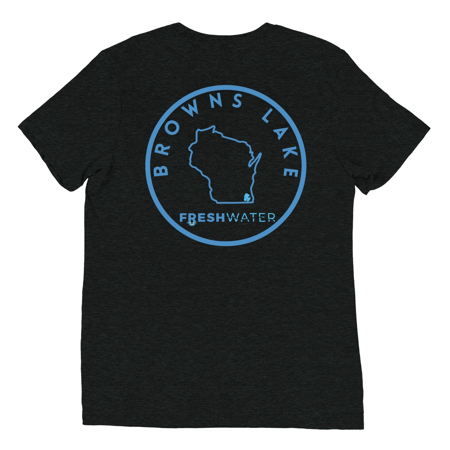 Browns Lake Wisconsin Freshwater SO Short sleeve t-shirt